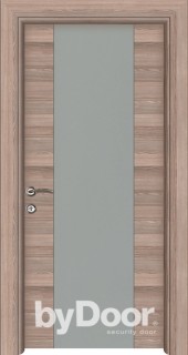 Интериорна врата VD12 (остъкляване + 130лв мат или прозрачно)
